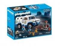 Playmobil. Конструктор арт.9371 Police Money Transporter (Полицейская машина для перевозки денег)
