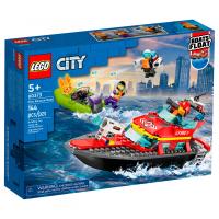 Конструктор LEGO City Пожарно-спасательная лодка