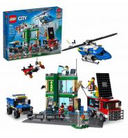 LEGO. Конструктор 60317 City Police Chase At The Bank (Полицейская погоня в банке)