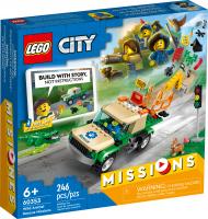 Конструктор LEGO City Миссии по спасению диких животных