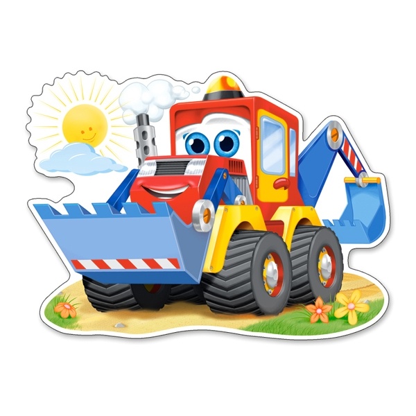 Castorland Пазл 12 MAXI Забавный экскаватор