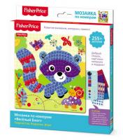 Origami. Fisher-price. Мозаика по номерам Веселый Енот арт. 03853