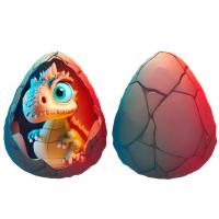 Mega Toys. Игрушка антистресс Яйцо дракона 25 см. арт. МТ20010 (символ года 2024)
