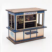Игрушка дер. Конструктор Ларек советской эпохи арт.22590