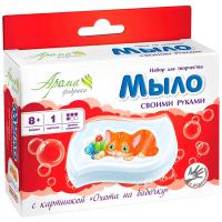 Мыло своими руками с картинкой Дед мороз