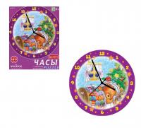 УмБум126-07 Часы пазл Новогодние сны (с часовым мех.)