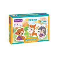 С1756 Фреска из песка Магниты Лесные животные