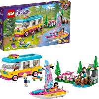 LEGO. Конструктор 41681 Friends Forest Camper Van and (Лесной дом на колесах и парусная лодка)