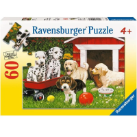Пазл Ravensburger "Весёлые щенки", 60 элементов