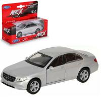 Welly Машинка Mercedeces-Benz E-Class 2016 металл 43703-S серебристый