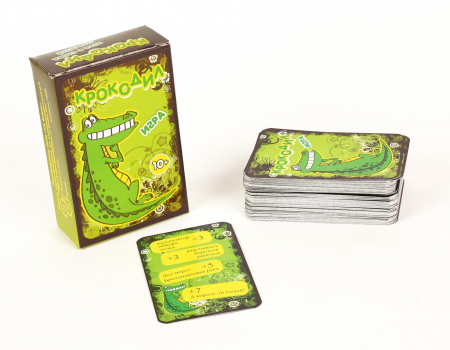 *Игра карточная Крoкодил 100 карт, для взрослых арт.7801