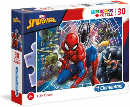 Пазлы. 30 Marvel. Человек паук