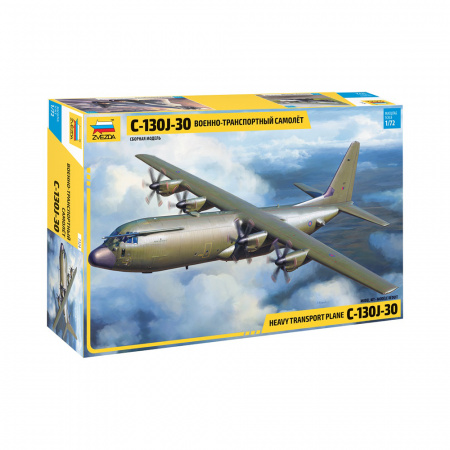 Сборная модель "Военно-транспортный самолет С-130J-30"