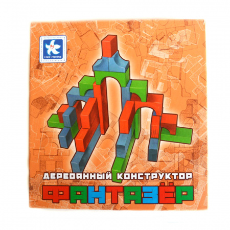 Деревянный конструктор Фантазер, 33 дет.