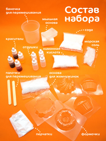 SРА-Набор 3в1 Кондитерская (мыло+бомбы)