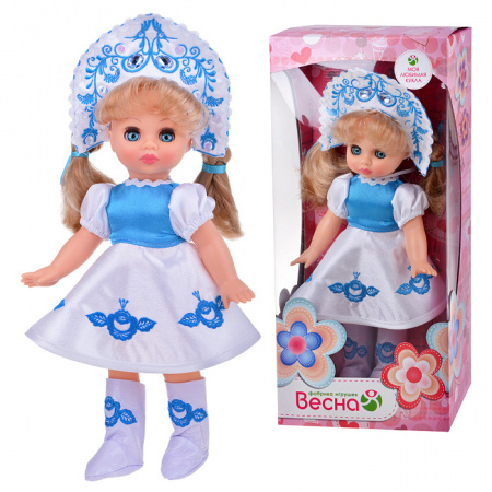 Весна Кукла Эля гжельская красавица 30,5 см