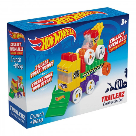 Конструктор Hot Wheels Trailerz Crunch + Wasp