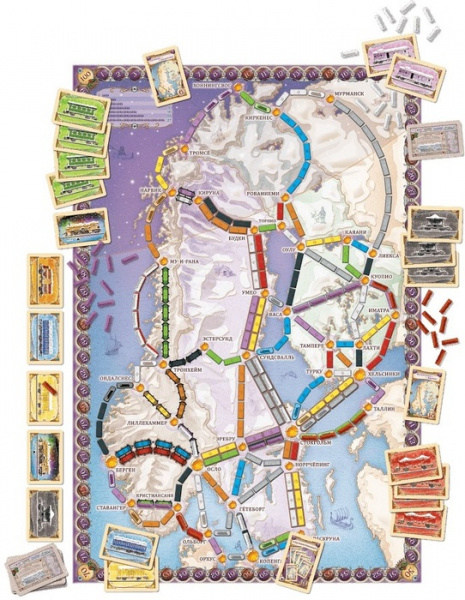 Настольная игра Ticket to Ride: Северные страны