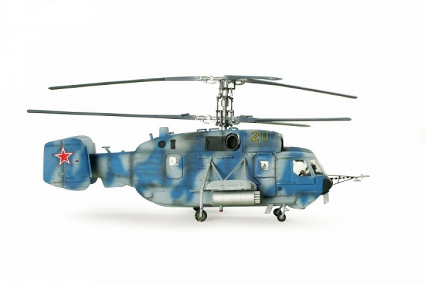 Сборная модель Вертолет Ка-29 склейка