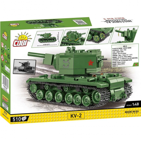 Конструктор "Советский танк КВ-2" (WWII KV-2)