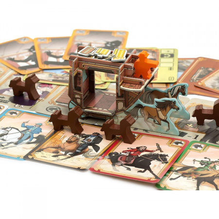 Настольная игра "Кольт Экспресс: Лошади и Дилижанс" доп.