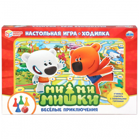 Настольная игра-ходилка Веселые приключения МиМиМишки