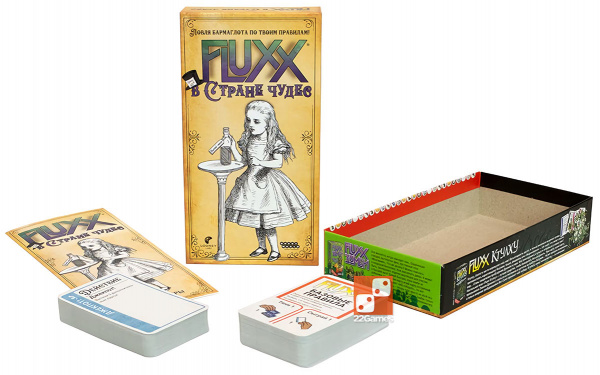 Настольная игра Fluxx В стране чудес