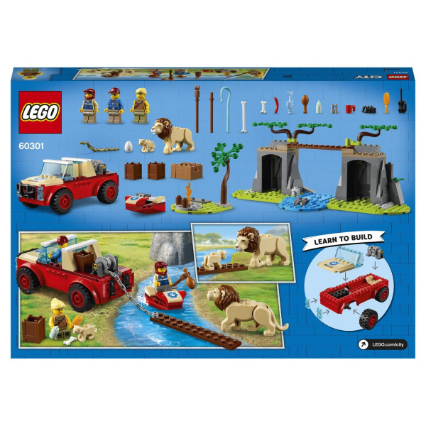 Конструктор LEGO Спасательный внедорожник для зверей