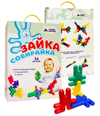 Конструктор Плэйдорадо Зайка-собирайка