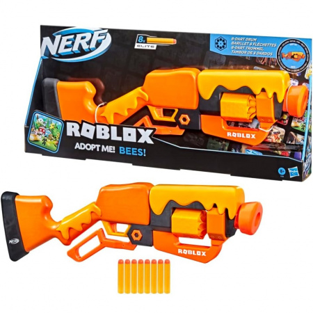 Игрушка бластер "Nerf. Roblox Adopt me! Bees!"