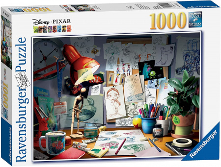 Пазлы. 1000 Disney Pixar: Рабочий стол художника