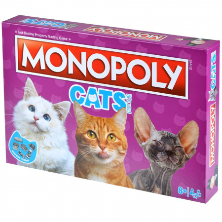 Настольная игра "Монополия Cats" англ. язык