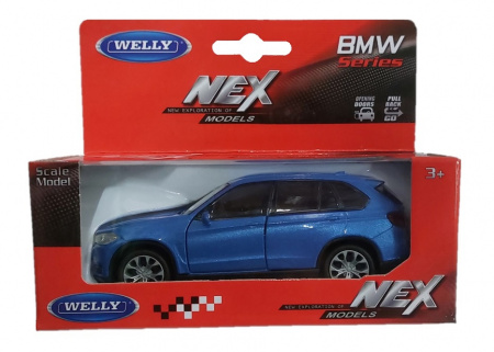Welly Машинка 1:38 BMW X5 синий