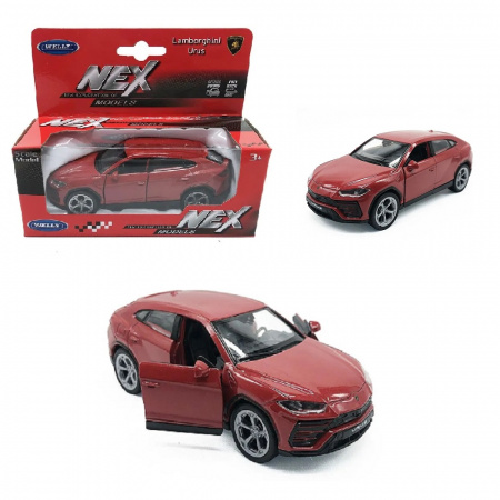 Welly Машинка 1:38 Lamborghini Urus красный металлик