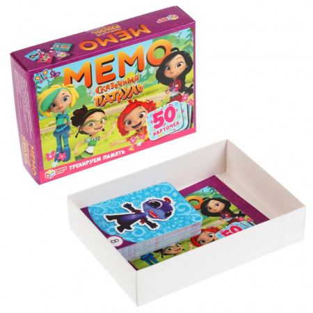 Умные игры. Сказочный патруль. Карточная игра Мемо (50 карточек)