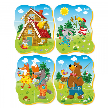 El'Basco Kids. Мягкий пазл Теремок арт.ET02-020