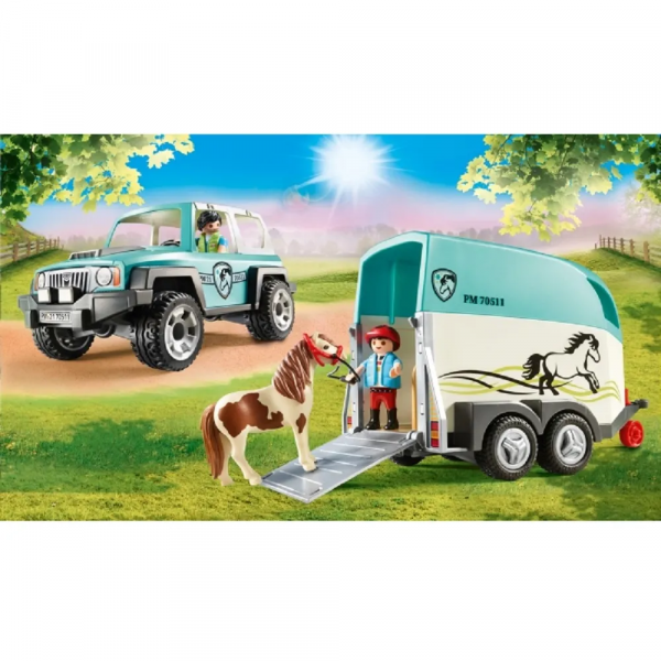 Конструктор "Car with Pony Trailer"