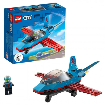 Конструктор LEGO City Трюковый самолёт