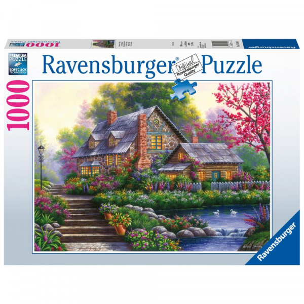 Пазл Ravensburger классический "Романтический коттедж" 1000 элементов