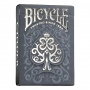 Карты игральные Bicycle 54 Cinder (серебро)