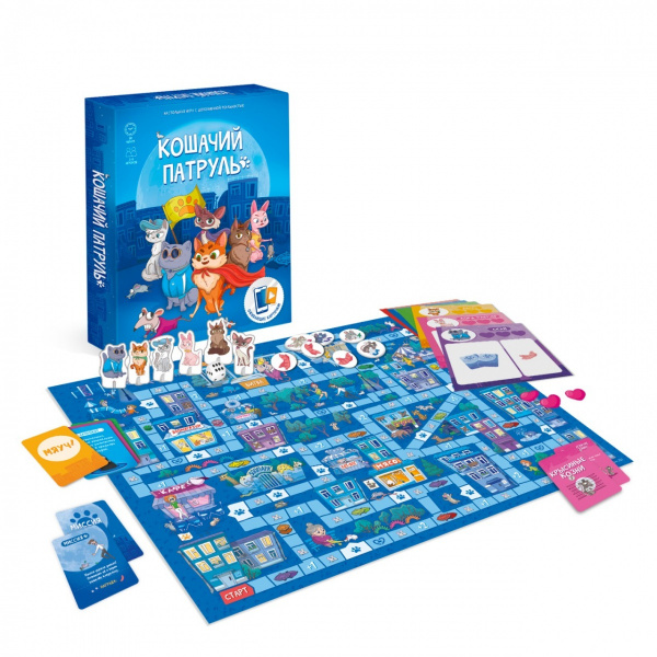 Настольная игра Кошачий патруль с дополненной реальностью