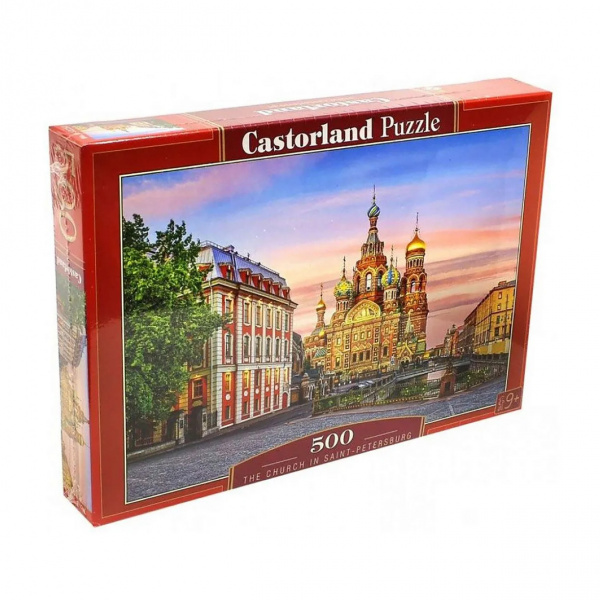 Пазлы. 500 "Храм в Санкт-Петербурге"