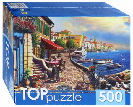 Рыжий кот. TOPpuzzle. Пазлы 500 эл. арт.4225 Солнечная набережная