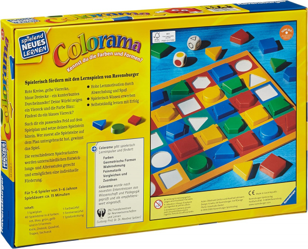Настольная игра Colorama (цвета и формы)