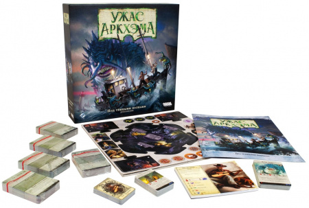 Настольная игра "Ужас Аркхэма. Третья редакция: Под тёмными волнами"