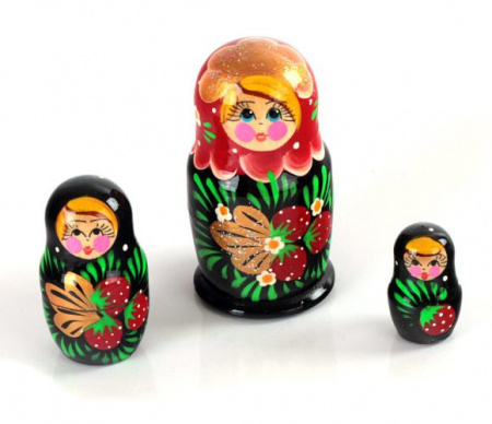 Матрешка 3 в 1 (расписная)