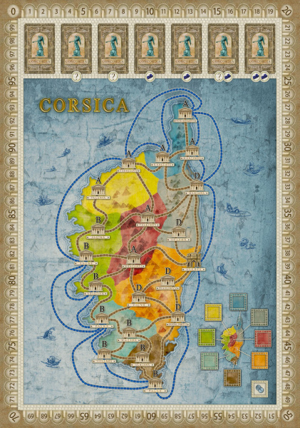 Настольная игра "Concordia: Gallia / Corsica"