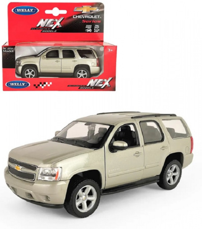 Welly Машинка Chevrolet Tahoe металл43607W-S серебристый