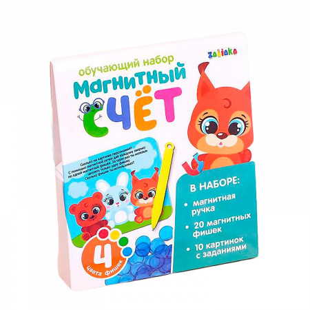 Магнитная игра ZABIAKA с магнитной ручкой Магнитный счет
