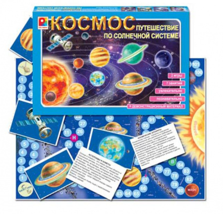 Настольная игра Радуга Космос Путешествие по Солнечной системе